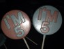 4190 I'm Five 5 Chocolate or Hard Candy Lollipop Mold
